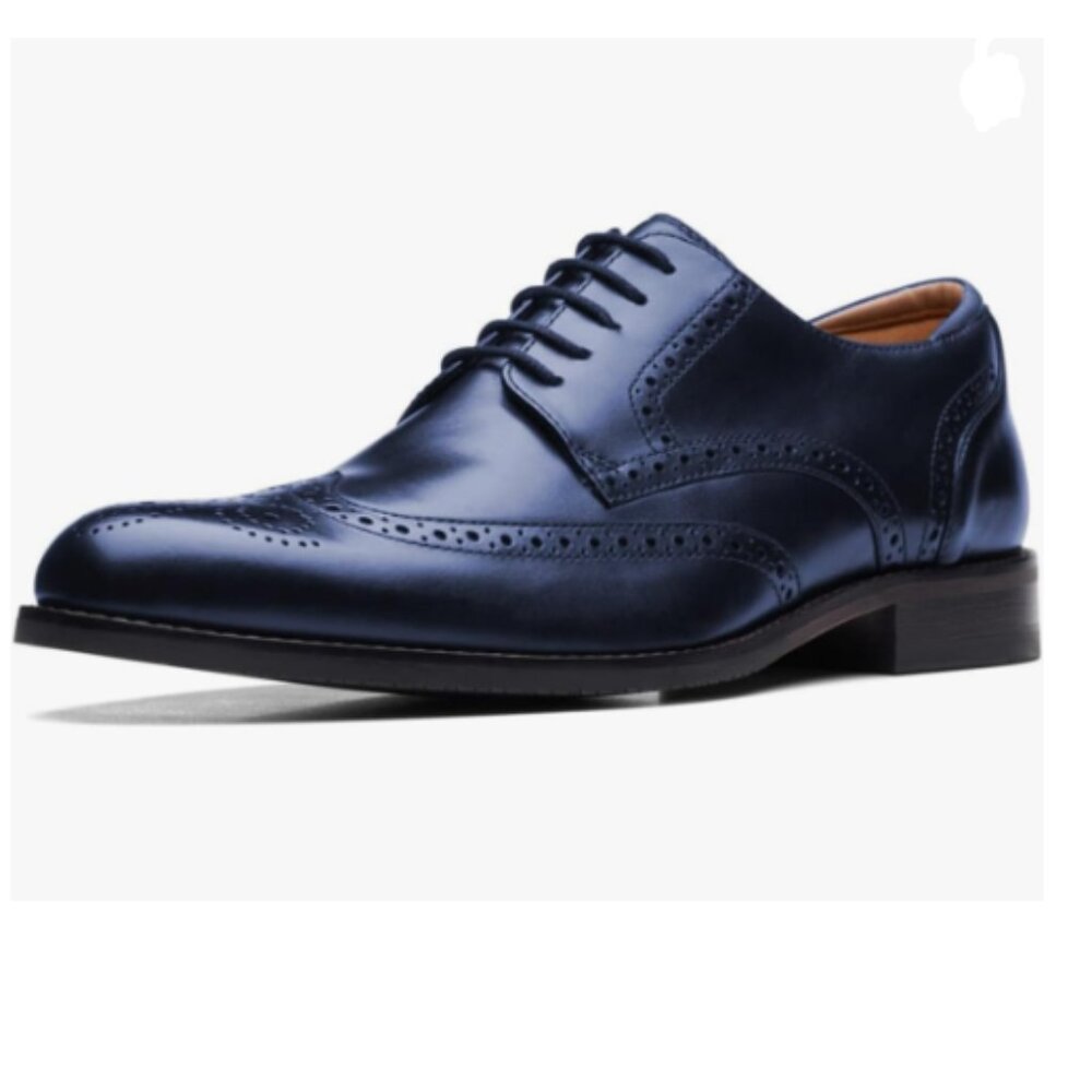 FSJ Men's Blue Oxford Shoes